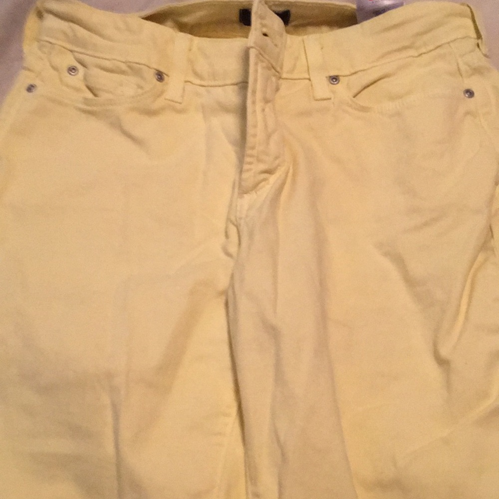 NYDJ Pale Yellow Jeans